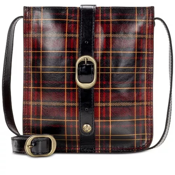 PATRICIA NASH VENEZIA CROSSBODY TARTAN PLAID LEATHER &  Wallet - Picture 1 of 12